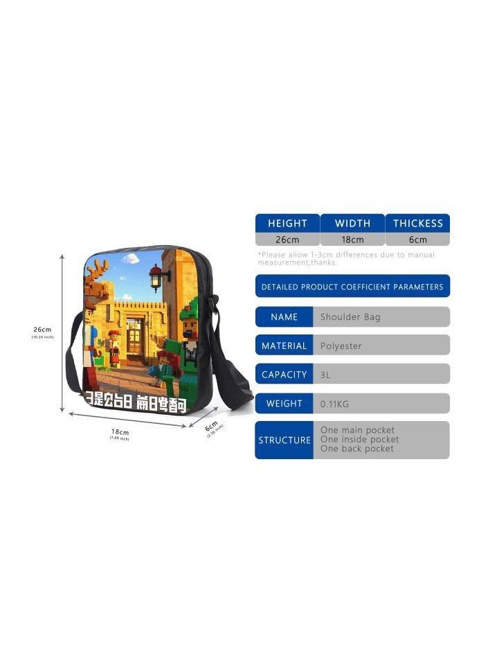 Cartoon style universal three-piece schoolbag - 28