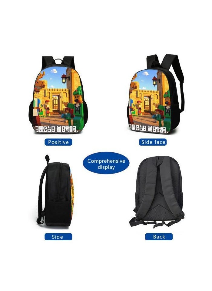 Cartoon style universal three-piece schoolbag - 28