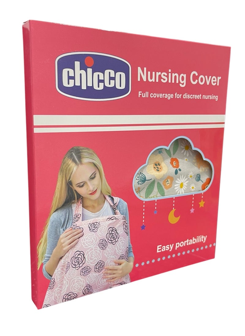 Comfortable and adjustable cotton nursing cover and maternity cover with carrying bag