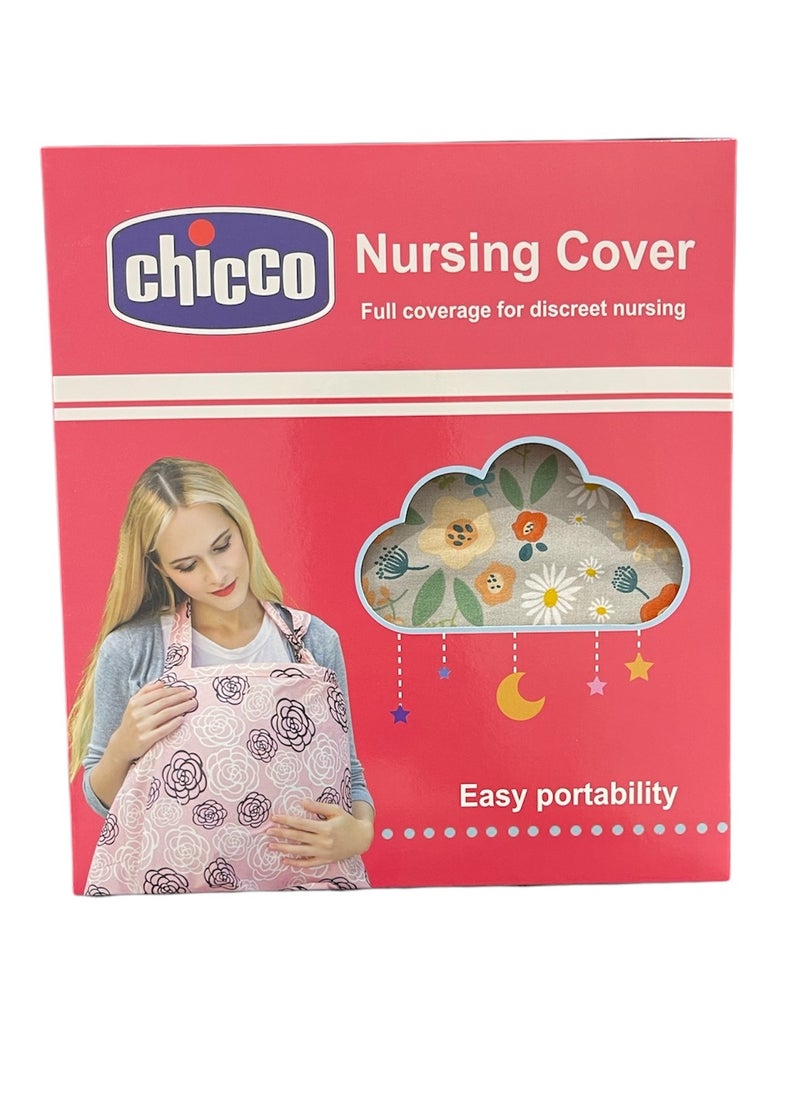 Comfortable and adjustable cotton nursing cover and maternity cover with carrying bag