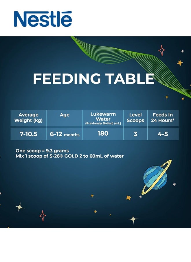 S-26 GOLD Stage 2 Follow-On Formula, 900g – For Babies 6 to 12 Months