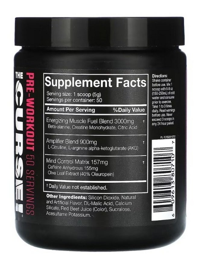 The Curse Pre Workout Tropical Storm 8.8 oz 250 g