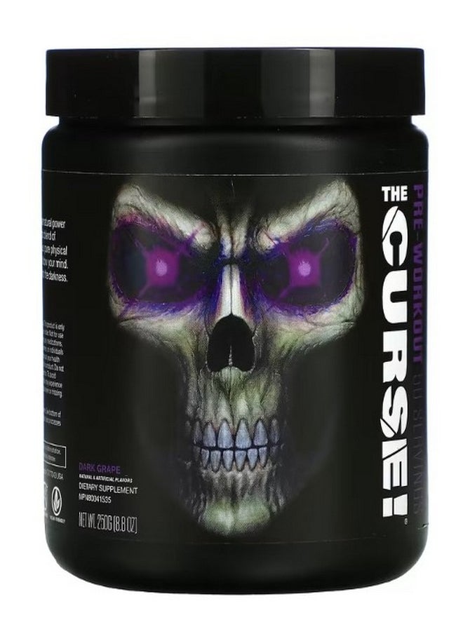 The Curse Pre Workout Dark Grape 8.8 oz  250 g
