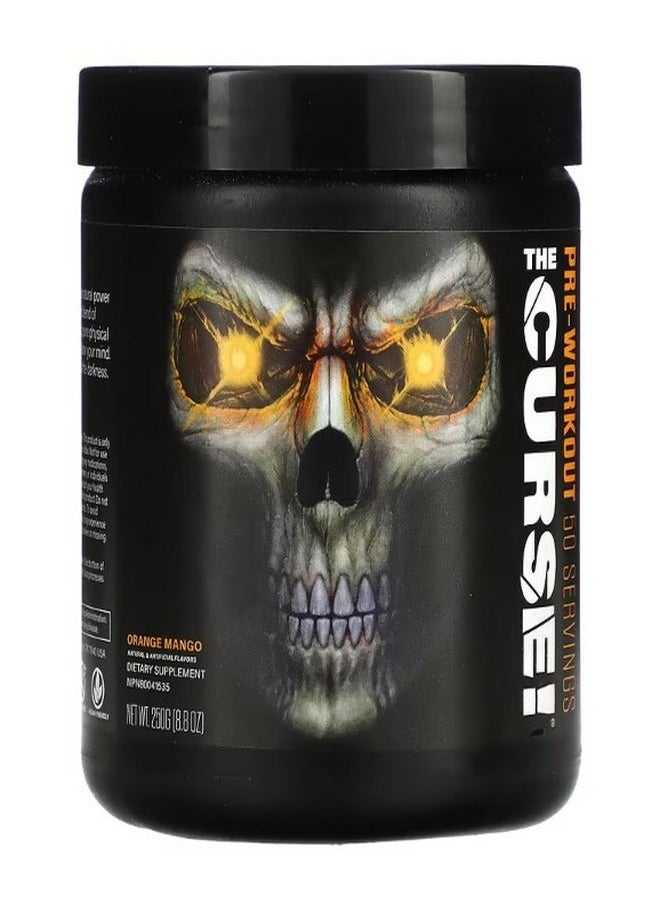 The Curse Pre Workout Orange Mango 8.8 oz 250 g