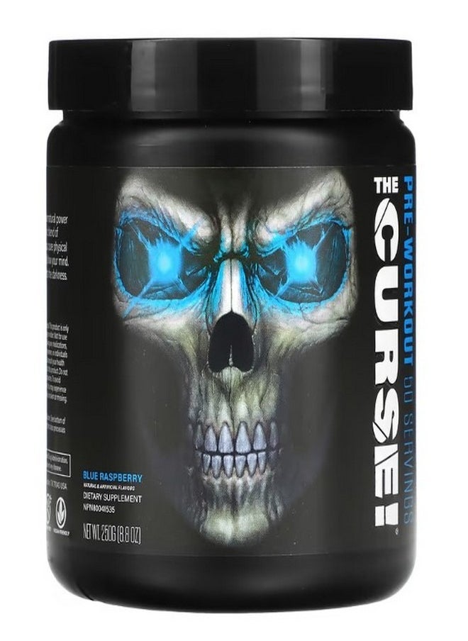 The Curse Pre Workout Blue Raspberry 8.8 oz 250 g