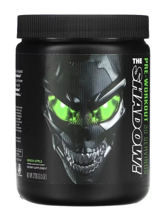 The Shadow Pre Workout Green Apple 9.5 oz 270 g