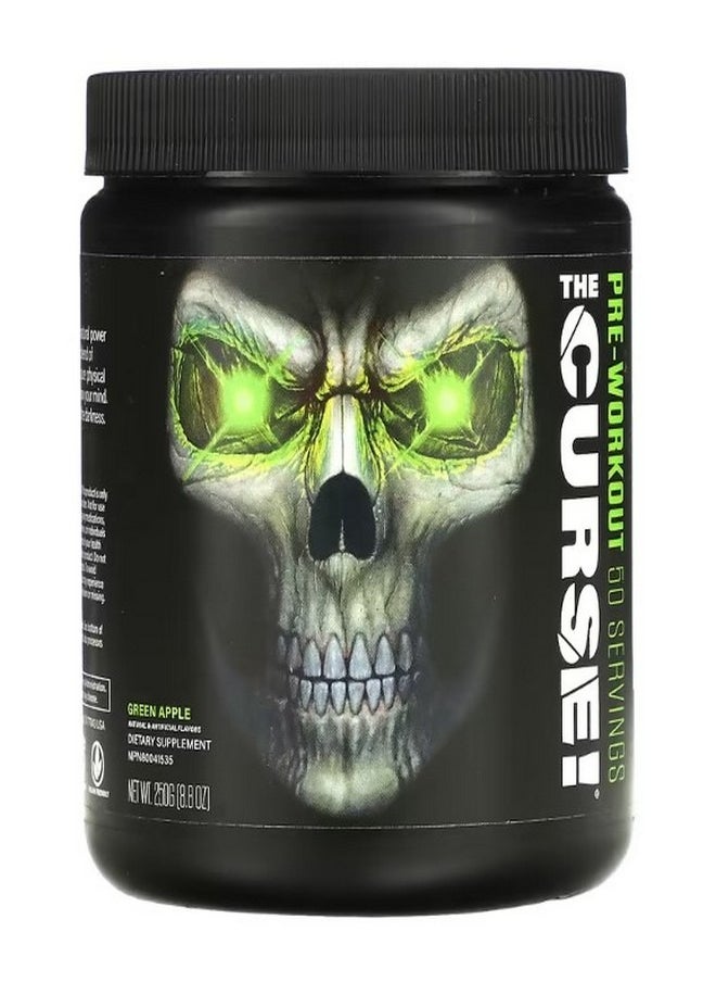 The Curse Pre Workout Green Apple 8.8 oz 250 g