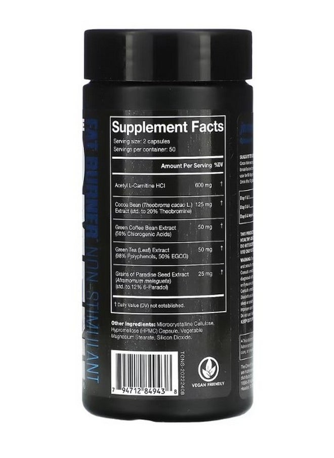 The Omen! Fat Burner Non Stimulant 100 Capsules