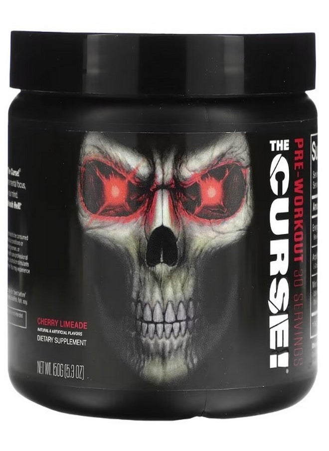 The Curse Pre Workout Cherry Limeade 5.3 oz 150 g