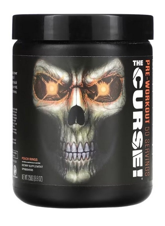 The Curse Pre Workout Peach Rings 8.8 oz 250 g