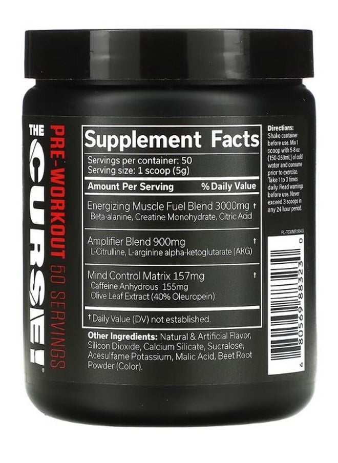The Curse Pre Workout Watermelon 8.8 oz 250 g