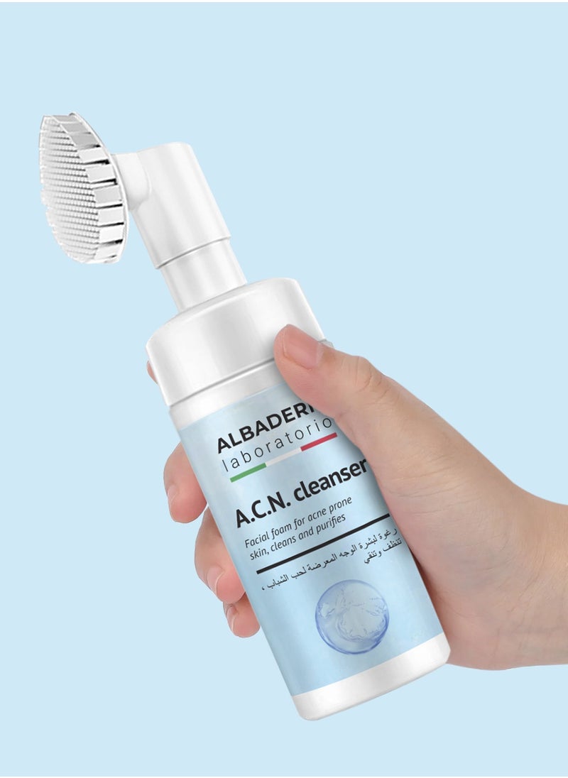 ALBADERM A.C.N. CLEANSER FACIAL FOAM FOR ACNE 100 ML