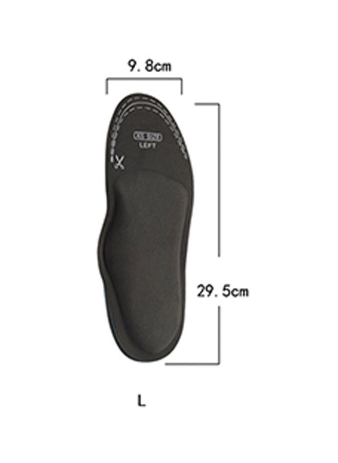 Arch Support Orthotic Insoles,Soft Plantar Fasciitis Insoles, Shock Absorption Cushioning Shoes Insoles for Flat Feet Heel Spurs Foot Pain overpronation for Men Women(L 44-45)