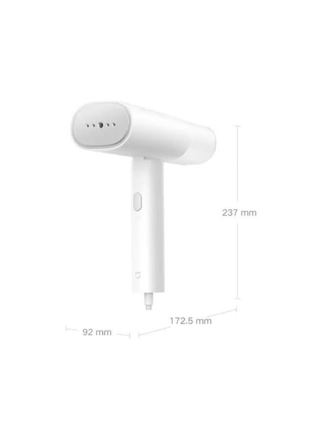 Handheld Garment Steamer 160ml 1300W – Fast Heating, Portable, Multi-Position Use, Safe for All Fabrics, Overheat Protection, Integrated Brush, Ideal for Home & Travel – White (BHR8271UK) 160 ml 1300 W BHR8271UK White