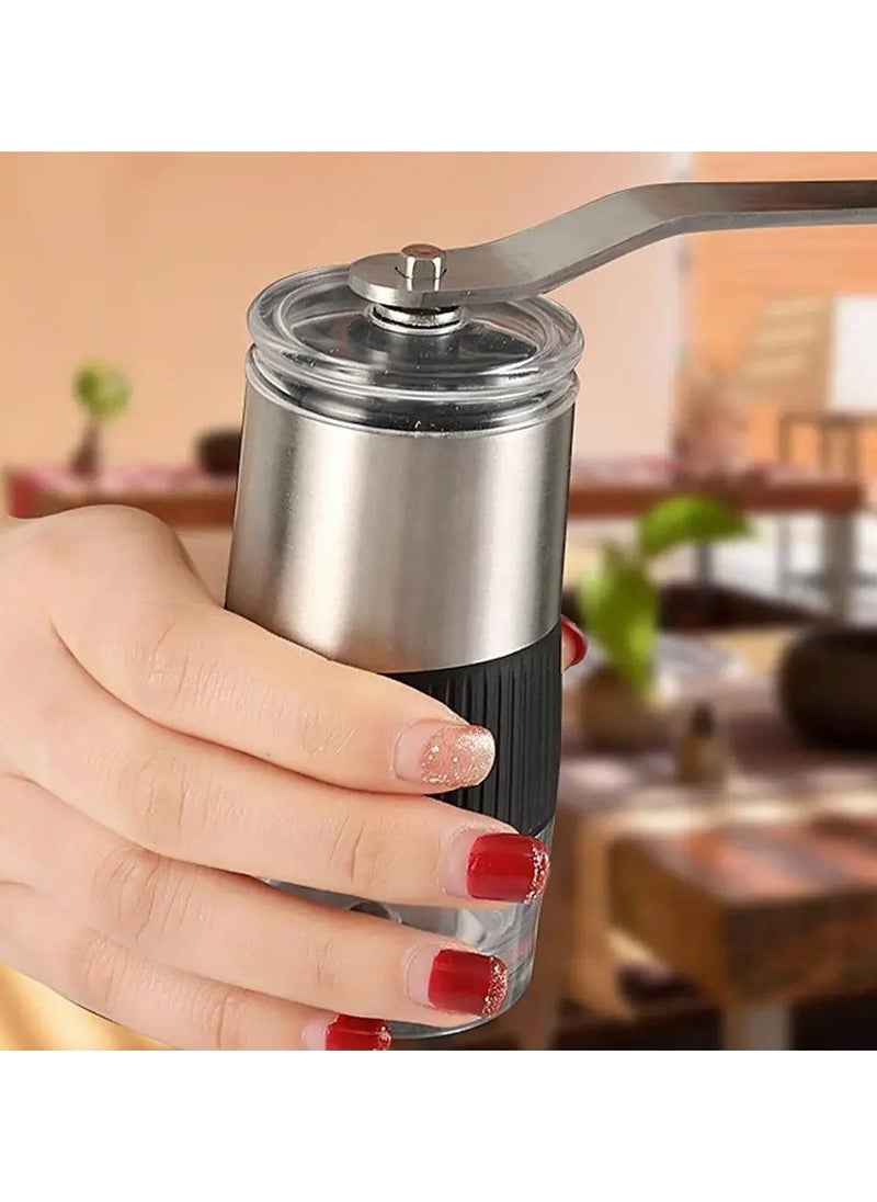 Manual Coffee Grinder Coffee Bean Grinder Manual Burr Hand Coffee Grinder Unique Gift For Camping