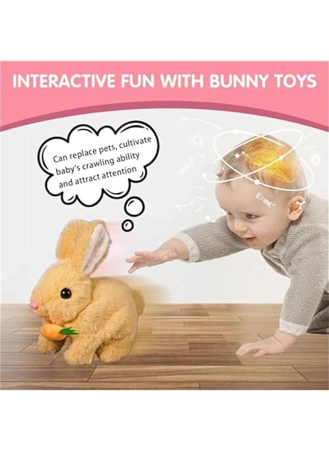 Bunny - My  Bunny Toy, Bunny  Bunny, Bunny  Bunny Toy, Interactive Bunny  Bunny-Jumping, Twitching, and Shaking Ears, Bunbi  Bunny (White)