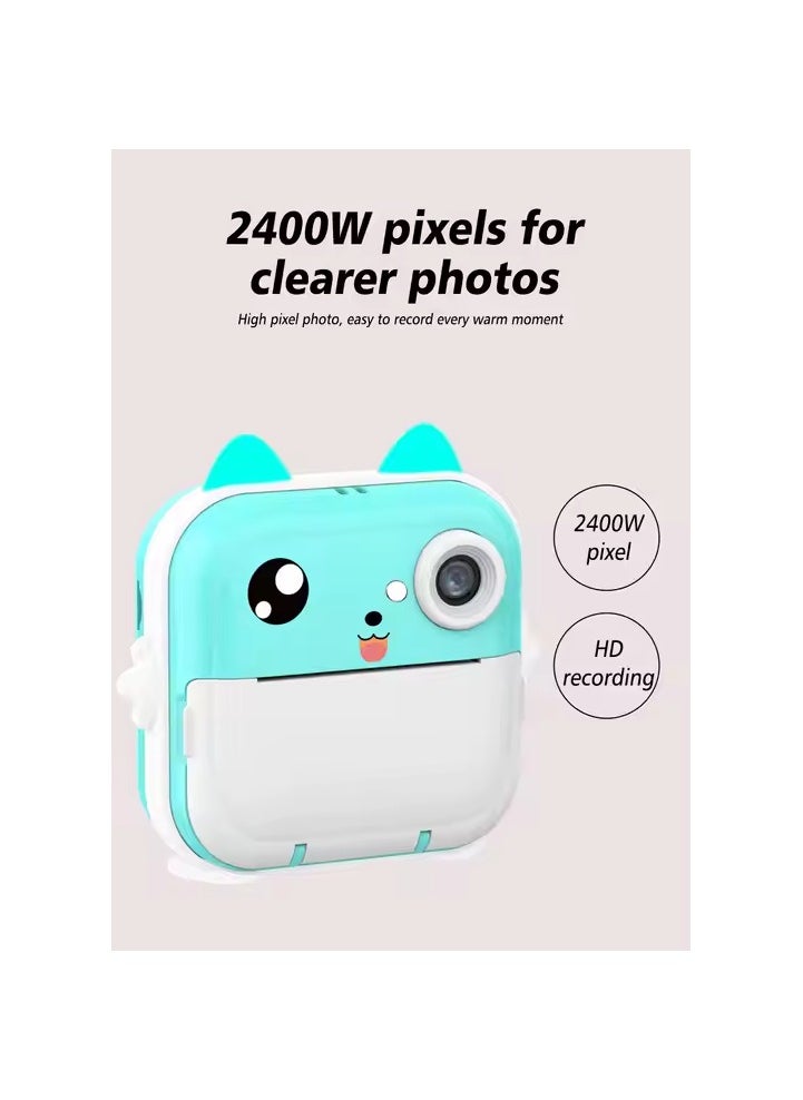 Mini Instant Print Kids Camera Zero Ink Photo Cameras Assorted Colors