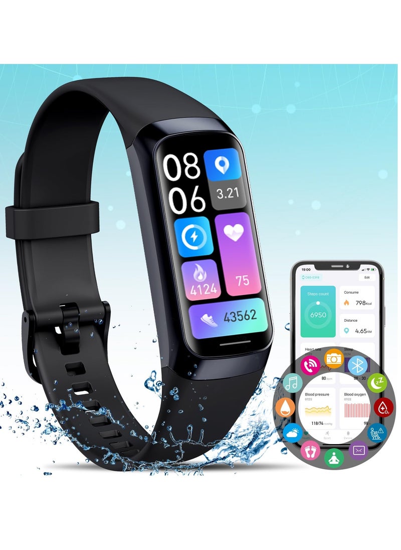 Smart Watch, Fitness Tracker Watch with Blood Pressure, Heart Rate Sleep Monitor, IP67 Waterproof Smartwatch, Calorie Counter, Pedometer Activity Trackers Smart Watch for Android iOS Men Women
