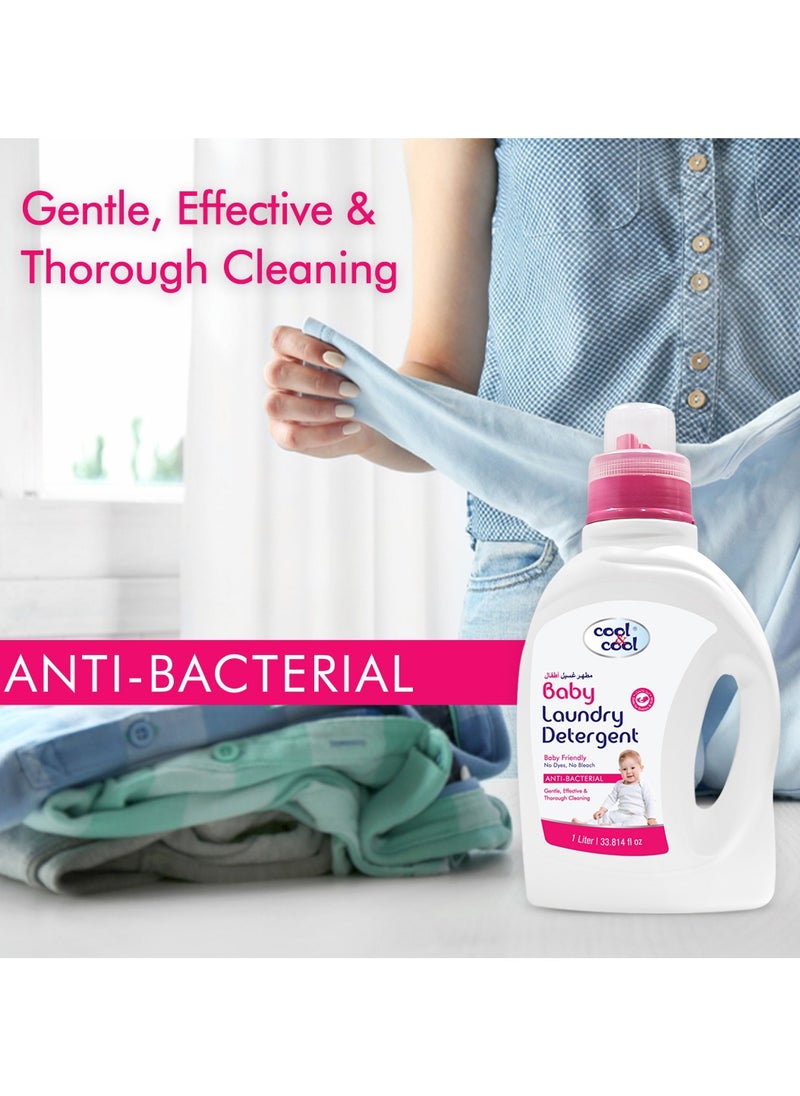 Baby Laundry Detergent 4 x 1L