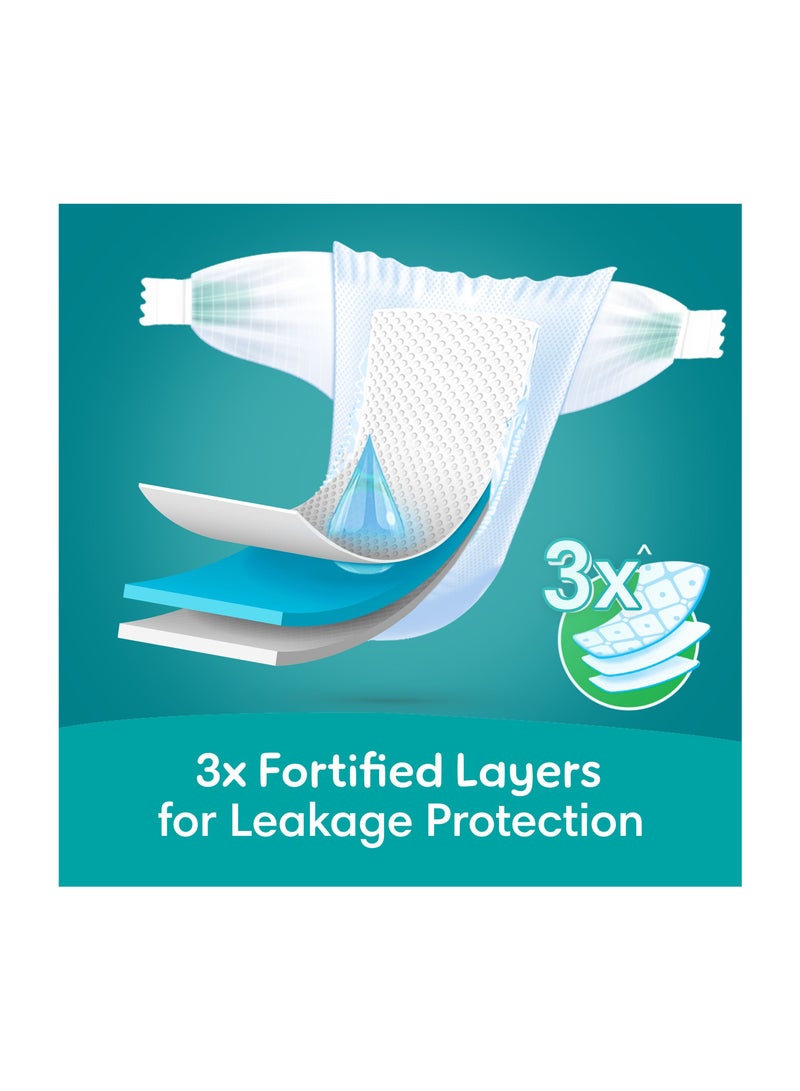 Rash Protection Taped Diapers Size 6 13+kg Aloe Vera Lotion For Rash Protection - 138 Count