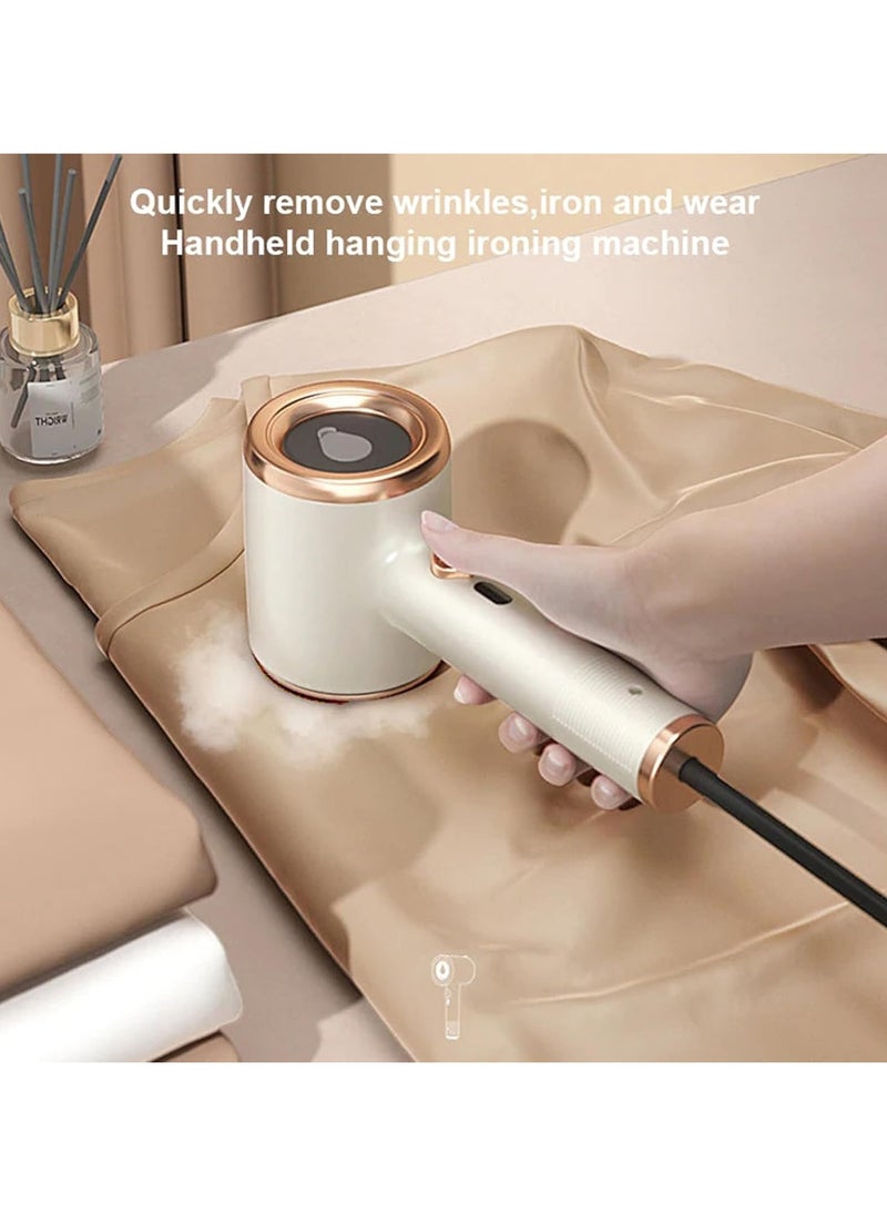 Mini Steam Iron, 50ml Water Tank Compact Clothes Iron, 2 In 1 Portable and User Friendly mini Iron, 1.8 M Long Power Connection Fabric Steamer, Handheld Steamer for Sheets, Shirts, Home And Travel