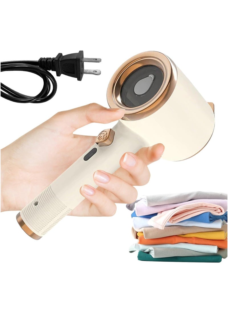 Mini Steam Iron, 50ml Water Tank Compact Clothes Iron, 2 In 1 Portable and User Friendly mini Iron, 1.8 M Long Power Connection Fabric Steamer, Handheld Steamer for Sheets, Shirts, Home And Travel