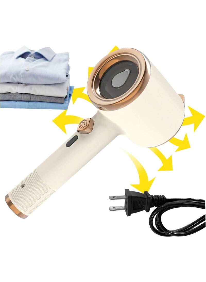 Mini Steam Iron, 50ml Water Tank Compact Clothes Iron, 2 In 1 Portable and User Friendly mini Iron, 1.8 M Long Power Connection Fabric Steamer, Handheld Steamer for Sheets, Shirts, Home And Travel