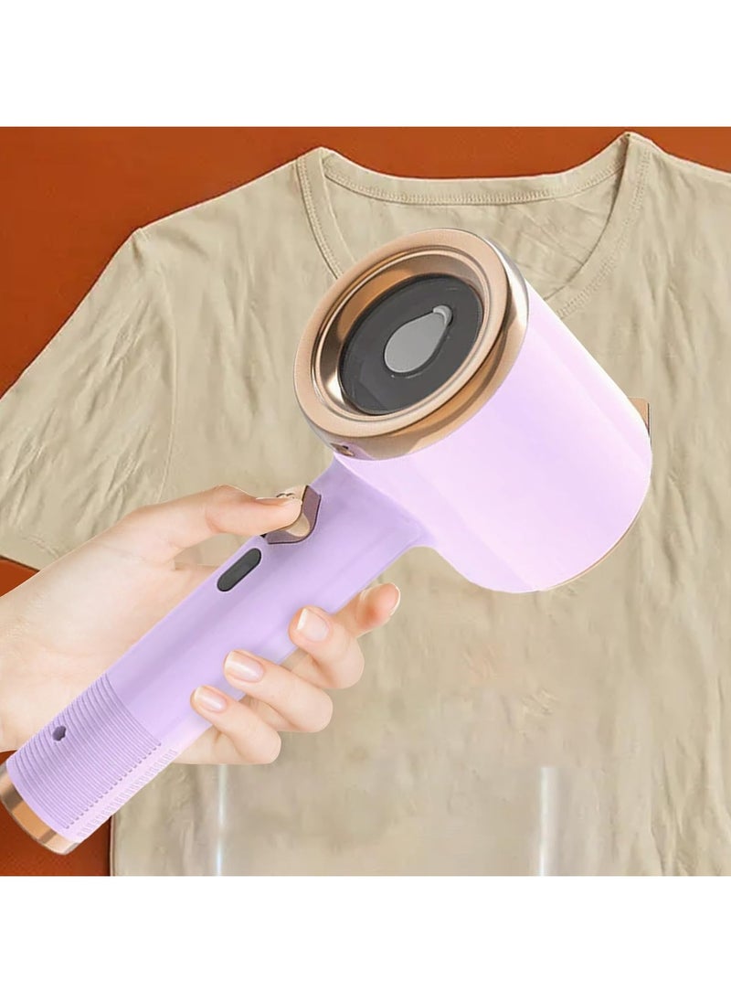 Mini Steam Iron, 50ml Water Tank Compact Clothes Iron, 2 In 1 Portable and User Friendly mini Iron, 1.8 M Long Power Connection Fabric Steamer, Handheld Steamer for Sheets, Shirts, Home And Travel