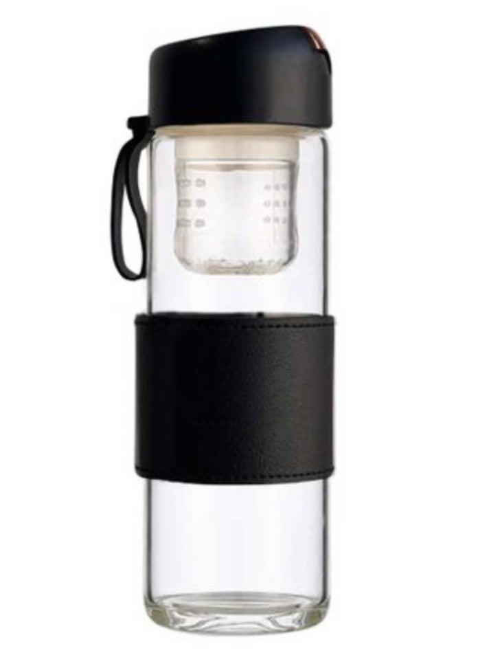 450ml Glass Bottle with Magnetic Infuser - Home  Beauty