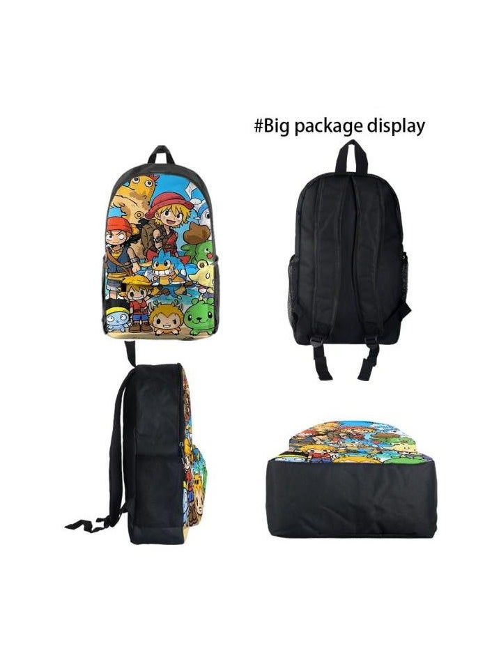 Universal cartoon new three-piece schoolbag - 1412