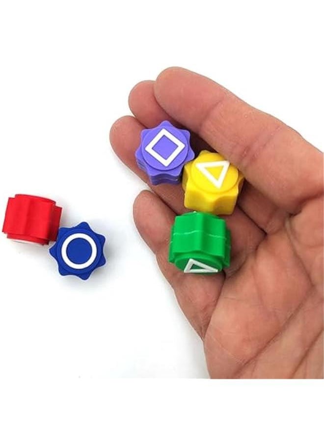 Gonggi Korean Tossing Game Set Traditional Korean Folk Games Jebi Chagi Biseokchigi Paeng-y DDAKJI Party Game Travel Game Collection (Single Piece)