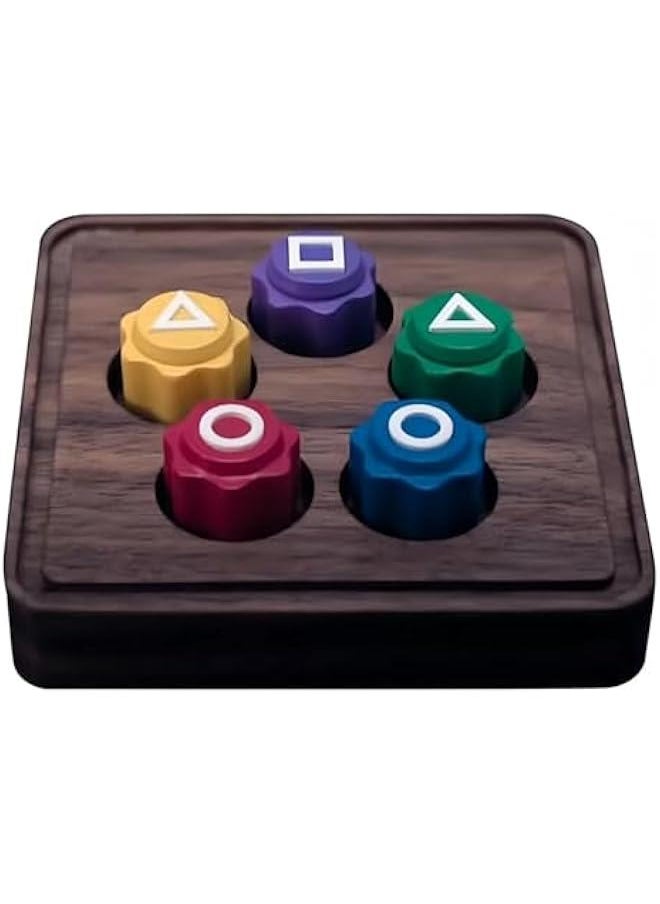 Gonggi Korean Tossing Game Set Traditional Korean Folk Games Jebi Chagi Biseokchigi Paeng-y DDAKJI Party Game Travel Game Collection (Single Piece)