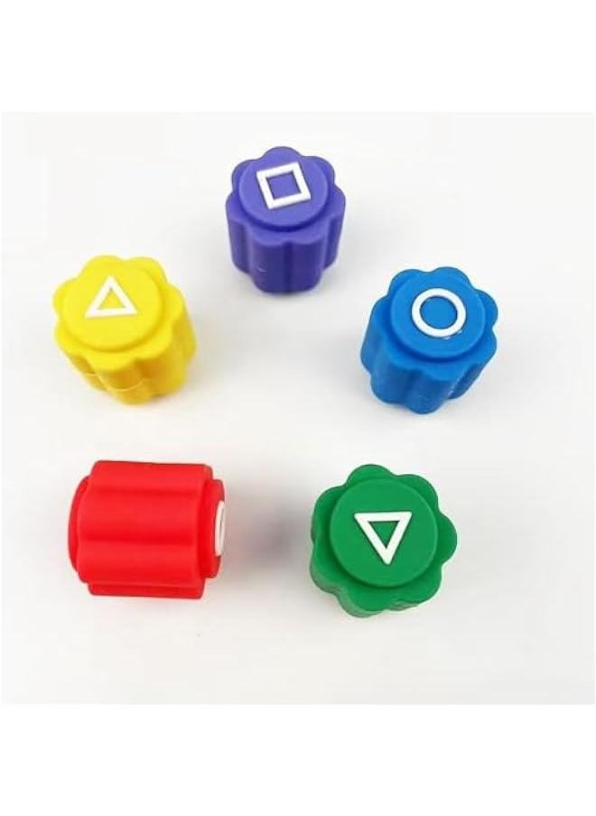 Gonggi Korean Tossing Game Set Traditional Korean Folk Games Jebi Chagi Biseokchigi Paeng-y DDAKJI Party Game Travel Game Collection (Single Piece)