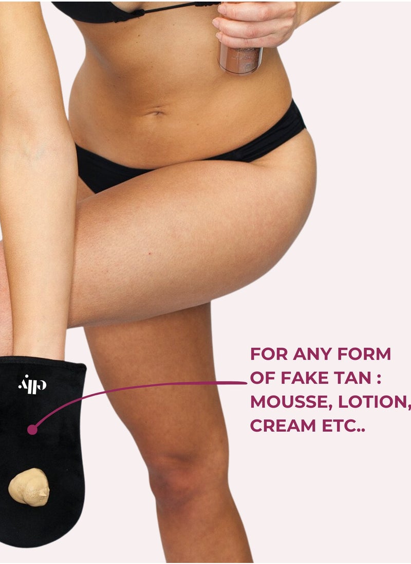 St.Tropez Dark Mousse Fake Tan and ELLY Glove application. Women and men