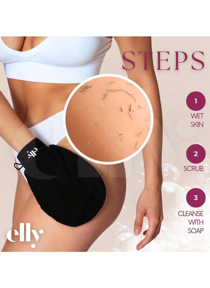 St.Tropez Kit Express Mousse Fake Tan 200ml, Elly Exfoliator Glove, Elly Application glove.