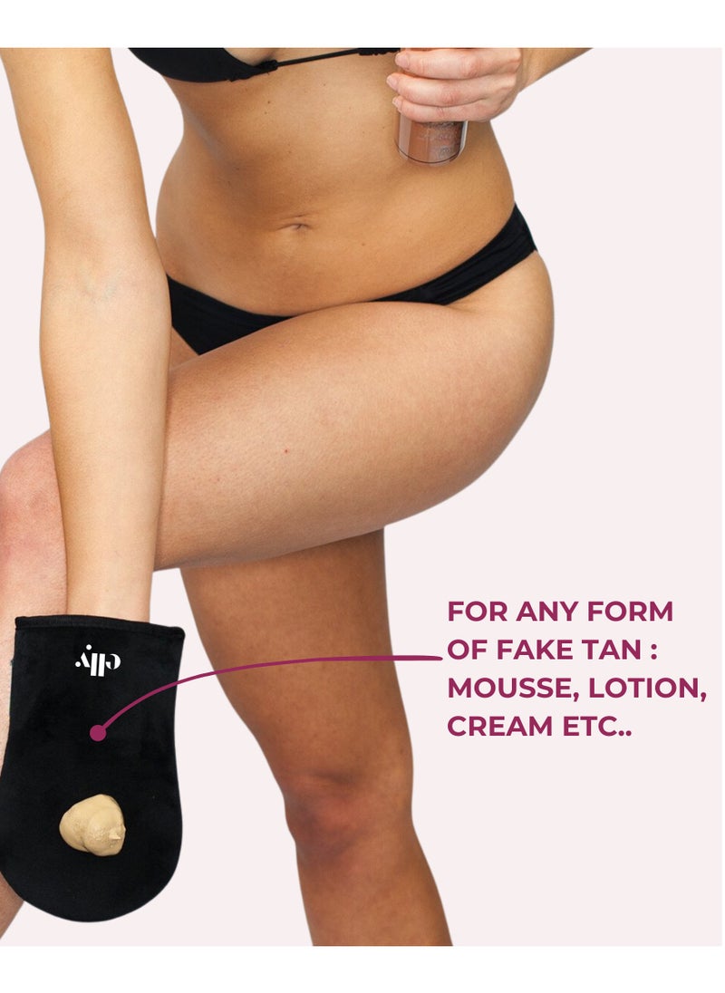 St.Tropez Kit Express Mousse Fake Tan 200ml, Elly Exfoliator Glove, Elly Application glove.