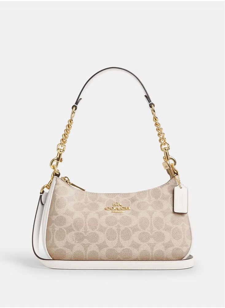 Coach Teri Shoulder Bag In Signature Canvas