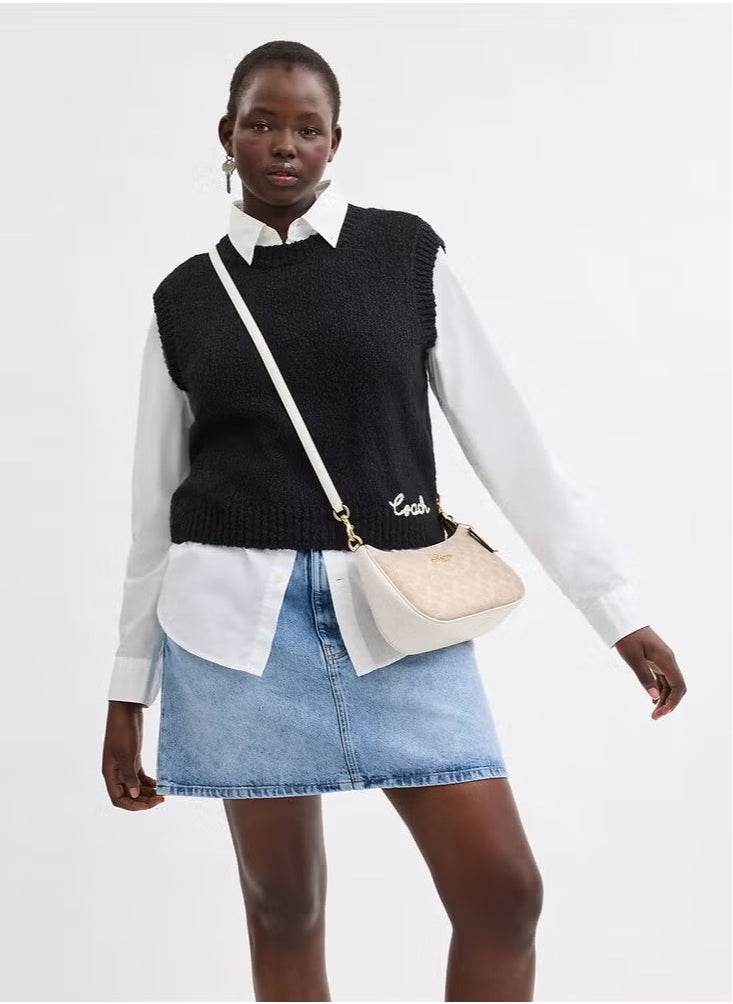 Coach Teri Shoulder Bag In Signature Canvas