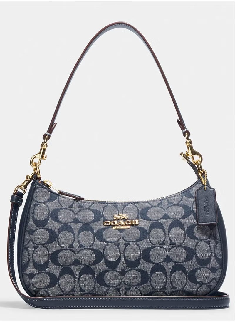 Coach Teri Shoulder Bag In Signature Canvas