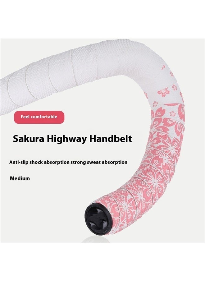 2-Piece Bicycle Handlebar Wrapping Tape Set ，Shock-Absorbing Bike Handlebar Tape - Foam Grip with Waterproof Texture & 3M Adhesive for Road Bikes, MTB, Gravel