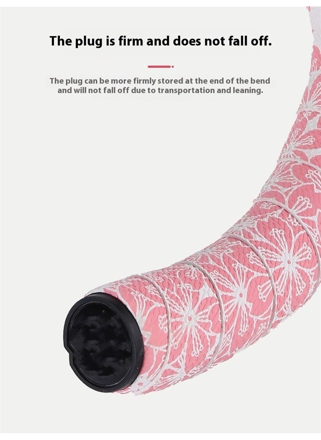2-Piece Bicycle Handlebar Wrapping Tape Set ，Shock-Absorbing Bike Handlebar Tape - Foam Grip with Waterproof Texture & 3M Adhesive for Road Bikes, MTB, Gravel