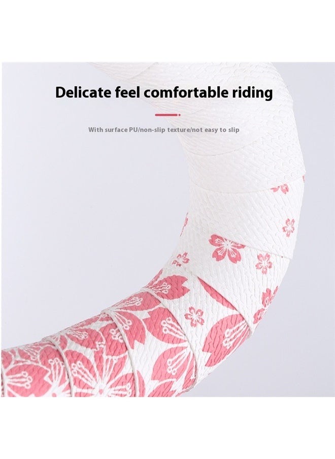 2-Piece Bicycle Handlebar Wrapping Tape Set ，Shock-Absorbing Bike Handlebar Tape - Foam Grip with Waterproof Texture & 3M Adhesive for Road Bikes, MTB, Gravel