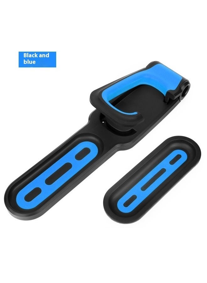 Wall Mounted Hook Bicycle Holder，Blue Garage Indoor Bike Rack Wall Mount Organizer Hook Bicycle Hanger Storage System Vertical Hanging for Indoor Shed Easily Hang Heavy Duty Space Saving for Road Mountain Hybrid Bikes