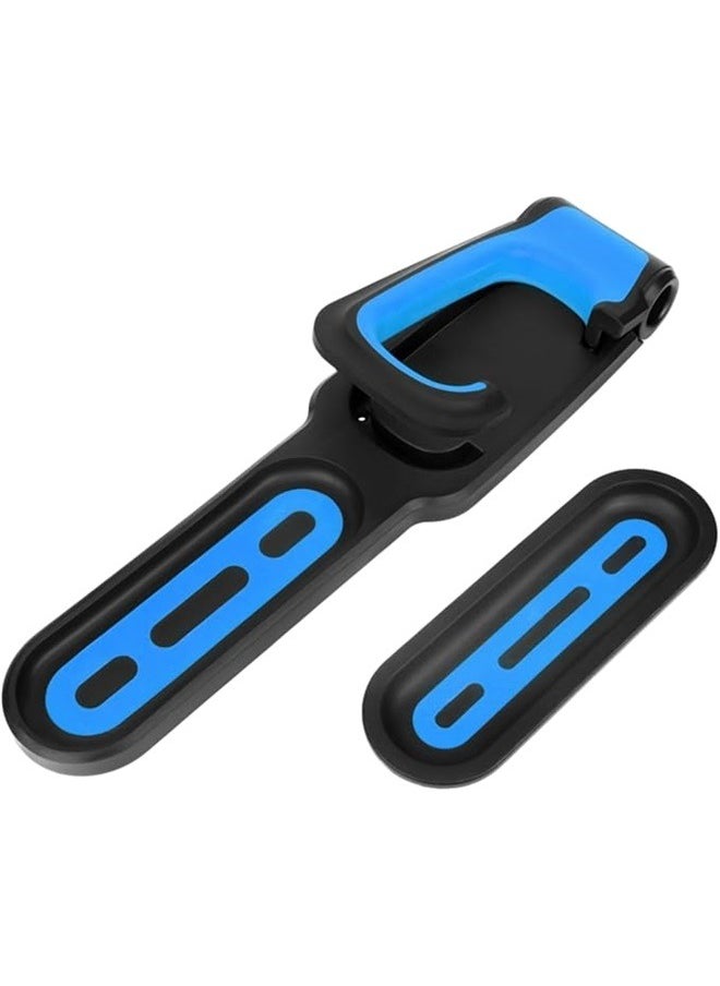 Wall Mounted Hook Bicycle Holder，Blue Garage Indoor Bike Rack Wall Mount Organizer Hook Bicycle Hanger Storage System Vertical Hanging for Indoor Shed Easily Hang Heavy Duty Space Saving for Road Mountain Hybrid Bikes