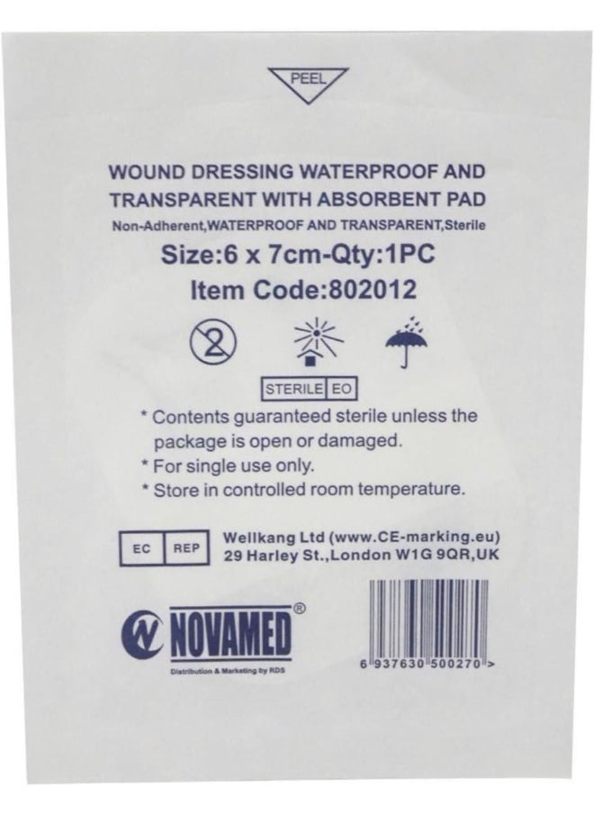 Waterproof Transparent Bandage 6 X 7 Cm 100 Piece Per Box