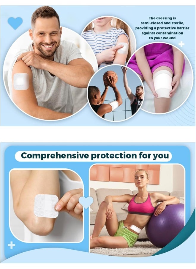 Waterproof Transparent Bandage 6 X 7 Cm 100 Piece Per Box