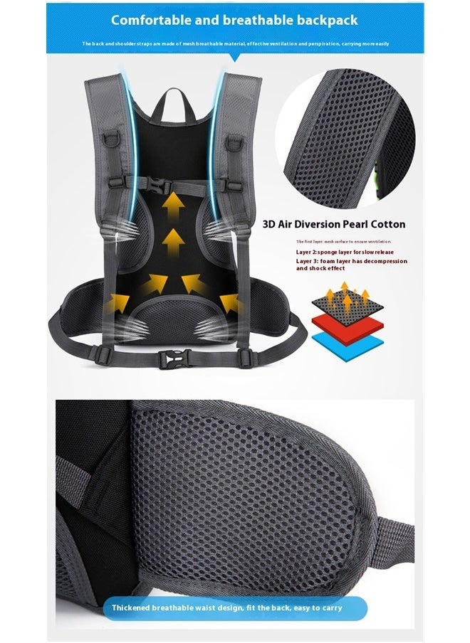 Waterproof Cycling Backpack ,Hydration Backpack Water Bladder, Insulated for Hiking Outdoors Camping Running Cycling