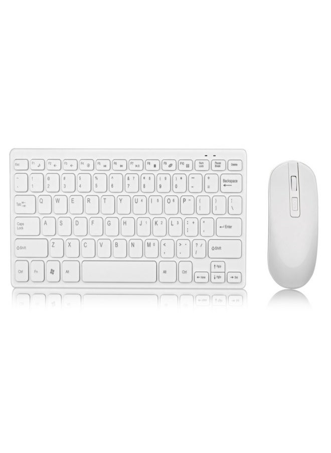 Wireless keyboard and mouse set silent mini notebook external chocolate office wireless set