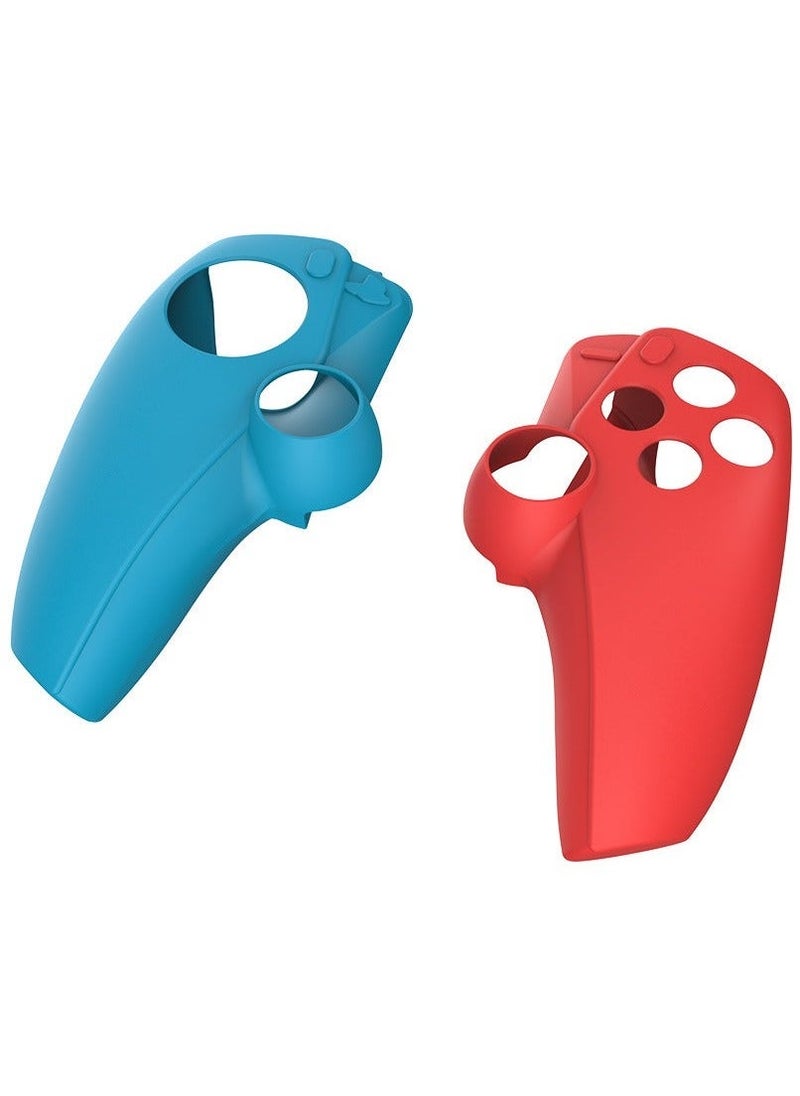 Silicone Protective Shell Controller Cover For PlayStation 5(PS5) Portal Blue/Red