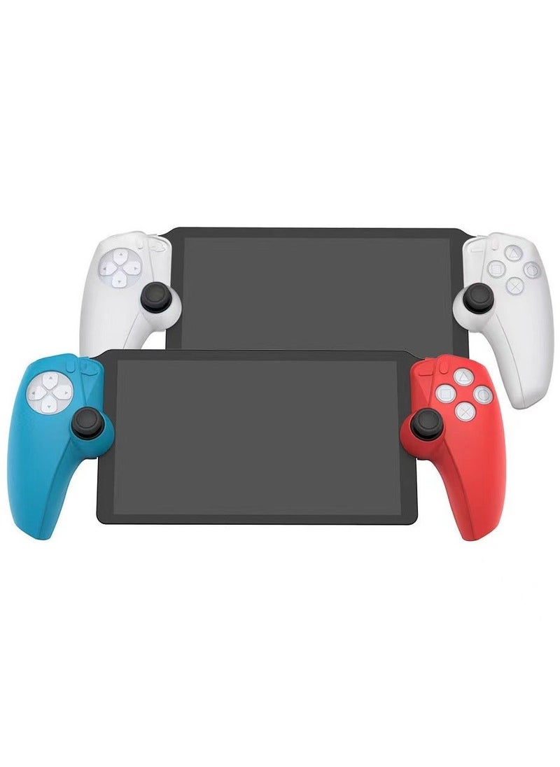 Silicone Protective Shell Controller Cover For PlayStation 5(PS5) Portal Blue/Red